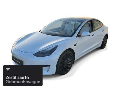 Gebraucht Tesla Model 3 Performance 377 kW (513 PS) 2021 Weiß Limousine