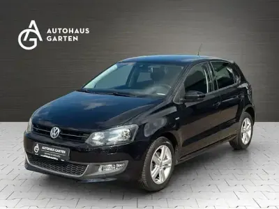 Gebraucht VW Polo Match 69 PS (50 kW) 2012 Schwarz Kleinwagen