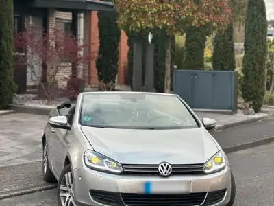 Gebraucht VW Golf Cabriolet 105 PS (77 kW) 2012 Silber Cabrio
