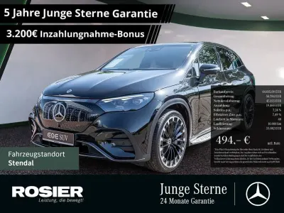 Gebraucht Mercedes EQE350 SUV Premium 214 kW (292 PS) 2024 Schwarz / obsidianschwarz SUV