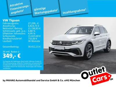 Brugt VW Tiguan R-line 200 HK (147 kW) 2022 Hvid SUV