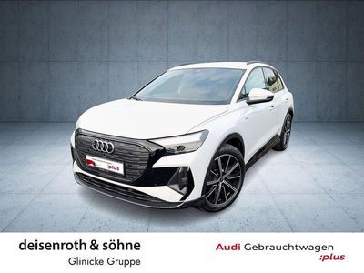 Gebraucht Audi Q4 e-tron S-Line 125 kW (170 PS) 2022 Gletscherweiß metallic SUV