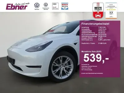 Gebraucht Tesla Model Y 378 kW (514 PS) 2022 Sonderlackierung perlweiß (metallic) SUV