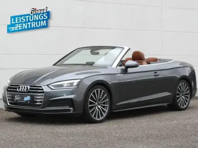 Gebraucht Audi A5 Cabriolet Design 252 PS (185 kW) 2018 Daytonagrau perleffekt Cabrio