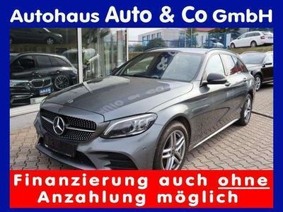 gebraucht Mercedes C200 D T 9G Tronic AMG line 1.Hand LED Leder Vi