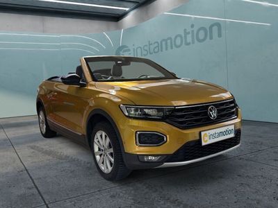 Gebraucht VW T-Roc Cabriolet Style 150 PS (110 kW) 2021 Gelb Cabrio