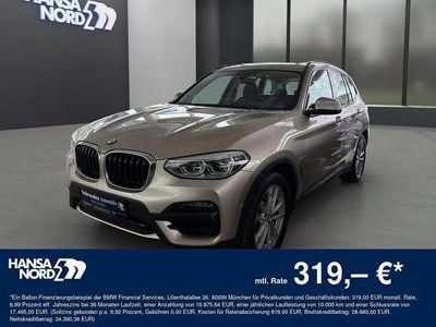 Beige / sonnenstein (metallic) Gebraucht 2021 BMW X3 Advantage SUV | 34.450 € (Etwas zu teuer)