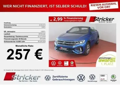 Gebraucht VW T-Roc Cabriolet R-line 150 PS (110 kW) 2025 Cabrio