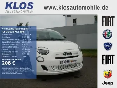 Neu Fiat 500 Icon 65 PS (47 kW) 2026 Ozean grün metallic