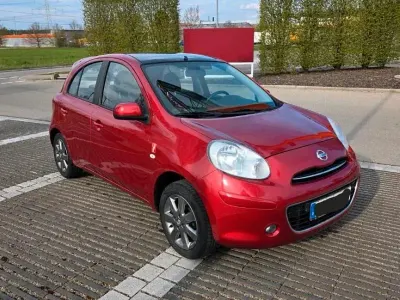 Gebraucht Nissan Micra 80 PS (58 kW) 2012 Rot Kleinwagen