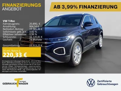 Occasion VW T-Roc Style 110 ch (80 kW) 2023 Noir SUV