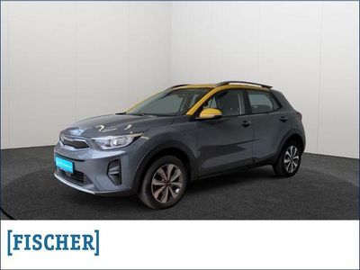 Gebraucht Kia Stonic Vision 101 PS (74 kW) 2022 Mpr) perennialgrau met./gelb (grau SUV
