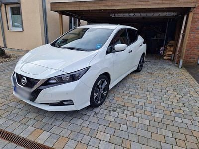 Gebraucht Nissan Leaf N-Connecta 110 kW (150 PS) 2021 Weiß Kleinwagen