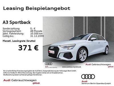 Gletscherweiß metallic Gebraucht 2024 Audi A3 S-Line Limousine | 30.537 € (Guter Preis)
