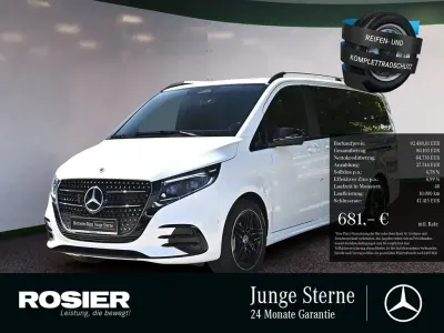 Gebraucht Mercedes V300 Exclusive 237 PS (174 kW) 2025 Weiss / bergkristallweiß Van / Kleinbus