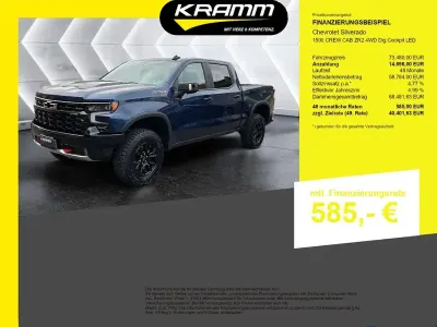 Usado Chevrolet Silverado 426 HP (313 kW) 2021 Azul SUV