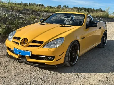 Gebraucht Mercedes SLK350 305 PS (224 kW) 2009 Gelb Cabrio