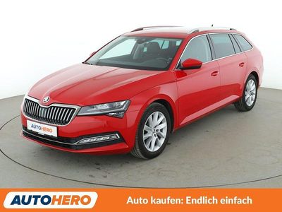 Gebraucht Skoda Superb Style 150 PS (110 kW) 2020 Rot Kombi