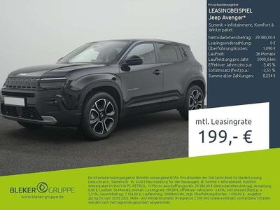 Nuova Jeep Avenger Summit 110 CV (80 kW) 2026 Grigio SUV