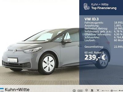 Gebraucht VW ID.3 Pure 110 kW (150 PS) 2021 Grau Kleinwagen
