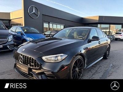 Metalliclack obsidianschwarz Gebraucht 2024 Mercedes C63 AMG AMG Limousine | 80.440 € (Etwas zu teuer)
