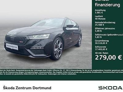 Second-hand Skoda Octavia RS 200 CP (147 kW) 2023 Negru Break