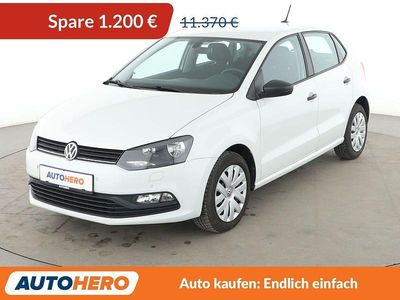 Gebraucht VW Polo Trendline 75 PS (55 kW) 2016 Weiß Kleinwagen