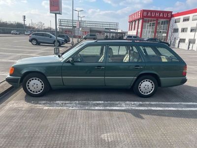 gebraucht Mercedes E300 TE S124 Kombi Malachitgrün Leder Champignon