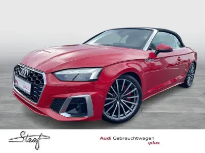 Gebraucht Audi A5 Cabriolet S-Line 265 PS (194 kW) 2022 Tangorot metallic/verdeckfarbe Cabrio
