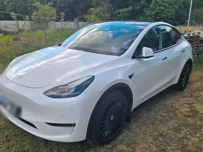 Gebraucht Tesla Model Y Long Range AWD 378 kW (514 PS) 2022 Weiß SUV