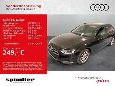 Gebraucht Audi A4 Basis 150 PS (110 kW) 2022 Mythosschwarz metallic Kombi
