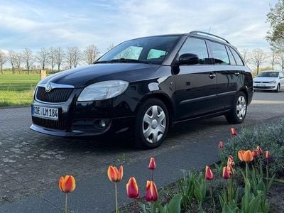 Gebraucht Skoda Fabia Ambiente 86 PS (63 kW) 2010 Schwarz Kombi