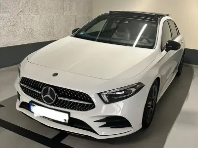 Gebraucht Mercedes A250 AMG line 224 PS (164 kW) 2019 Weiß Limousine