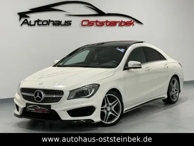 Używany Mercedes CLA220 AMG line 170 KM (125 kW) 2014 Biały Sedan/Limuzyna
