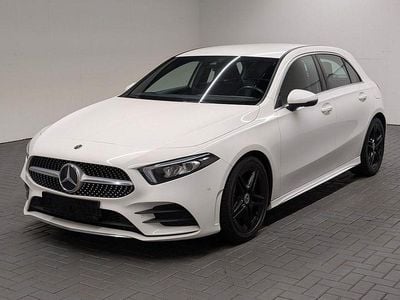 Gebraucht Mercedes A200 AMG line 163 PS (119 kW) 2019 Weiß (polarweiss) Limousine