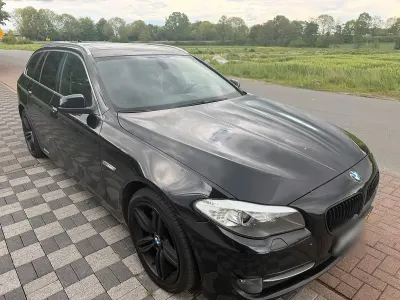 Brugt BMW 525 204 HK (150 kW) 2011 Sort Stationcar