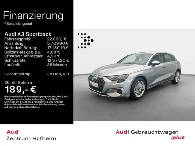 Używany Audi A3 Advanced 110 KM (80 kW) 2023 Srebrny Sedan/Limuzyna