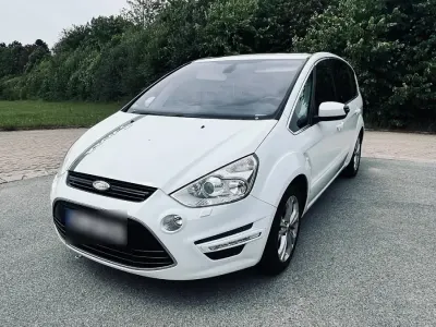 Gebraucht Ford S-MAX S 203 PS (149 kW) 2012 Weiß Van / Kleinbus
