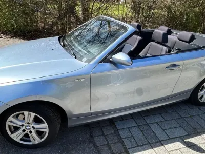 Brugt BMW 118 Cabriolet Sport Line 143 HK (105 kW) 2008 Blå Cabriolet