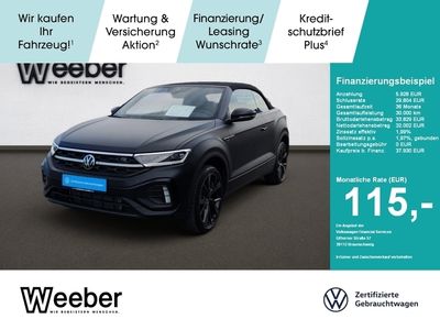 Gebraucht VW T-Roc Cabriolet R-line Edition 150 PS (110 kW) 2024 Schwarz Cabrio
