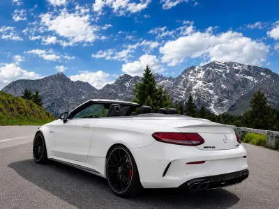 Gebraucht Mercedes C63S AMG AMG 510 PS (375 kW) 2019 Weiß Cabrio