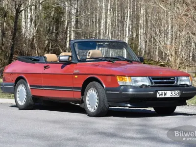 Gebraucht Saab 900 Cabriolet 160 PS (117 kW) 1988 Rot Cabrio