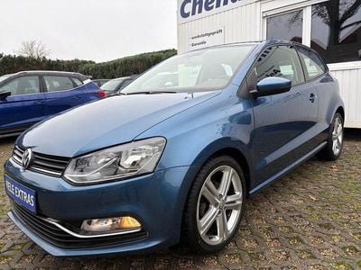 Gebraucht VW Polo Highline 90 PS (66 kW) 2017 Blau Kleinwagen