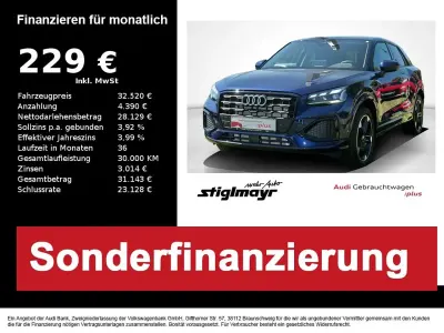 Gebraucht Audi Q2 Advanced Plus 150 PS (110 kW) 2025 Navarrablau metallic SUV