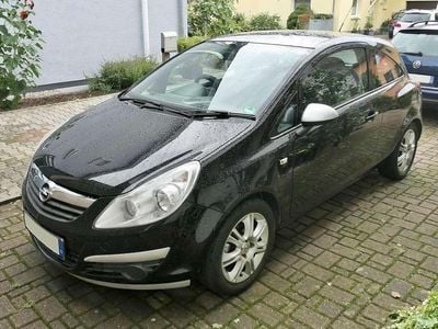 Gebraucht Opel Corsa Edition 69 PS (50 kW) 2009 Schwarz Limousine