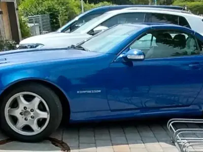 Gebraucht Mercedes SLK200 163 PS (119 kW) 2003 Blau Cabrio