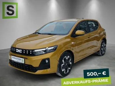 Neu Dacia Sandero Journey 101 PS (74 kW) 2026 Gelb Limousine