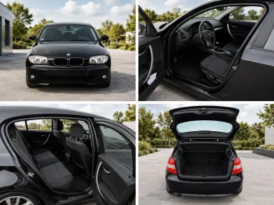 Gebraucht BMW 116 2009 Schwarz Kleinwagen