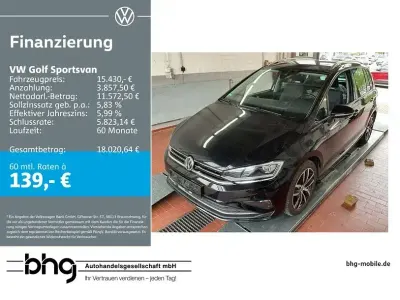 Gebraucht VW Golf VII Comfortline 131 PS (96 kW) 2018 Schwarz
