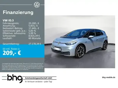 Gebraucht VW ID.3 Pro Performance 150 kW (204 PS) 2023 Scale silver metallic/schwarz Kleinwagen